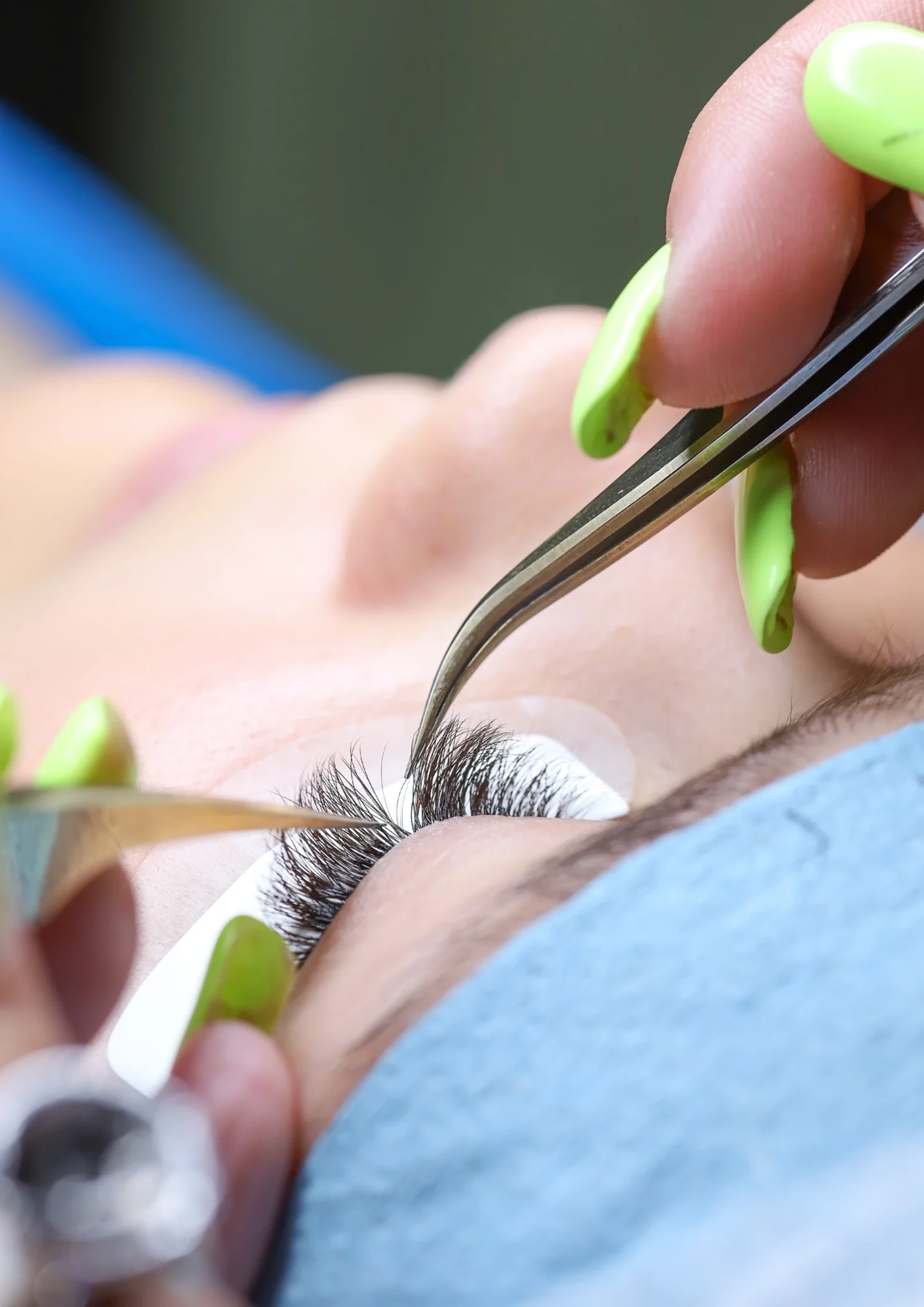 Lash Consultation and Eye Assessment Before Eyelash Extension Service